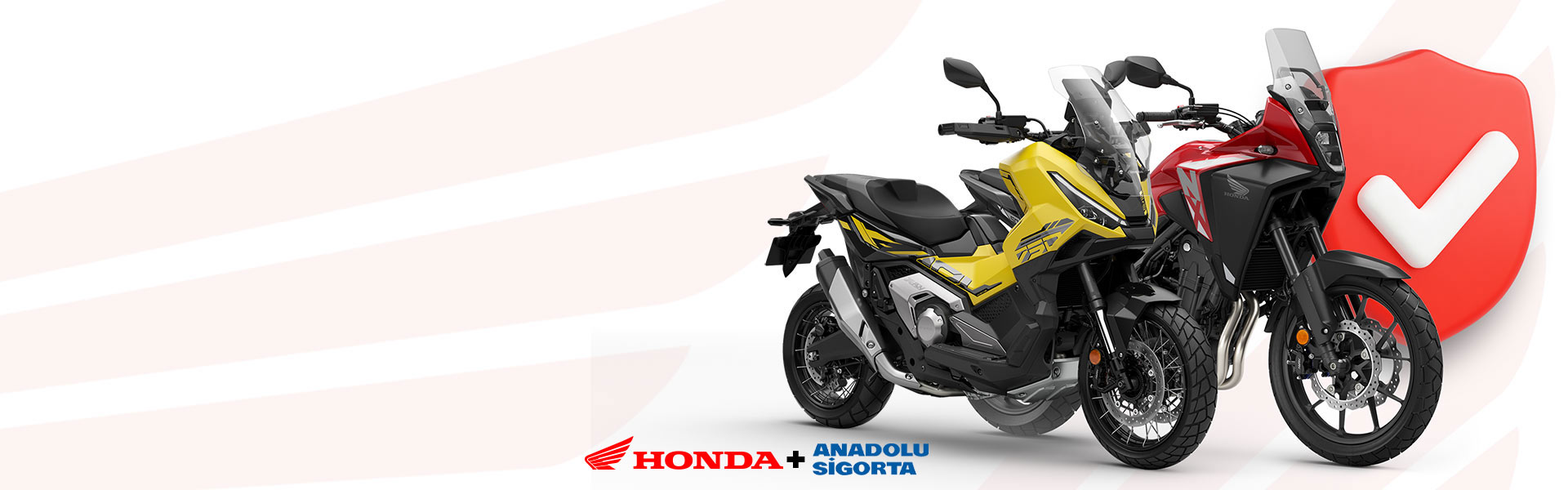 Motosikletinize özel güvence
